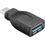 USB 3.0 SuperSpeed adapteris, juodas - USB-C kištukas > USB 3.0 lizdas (A tipo)