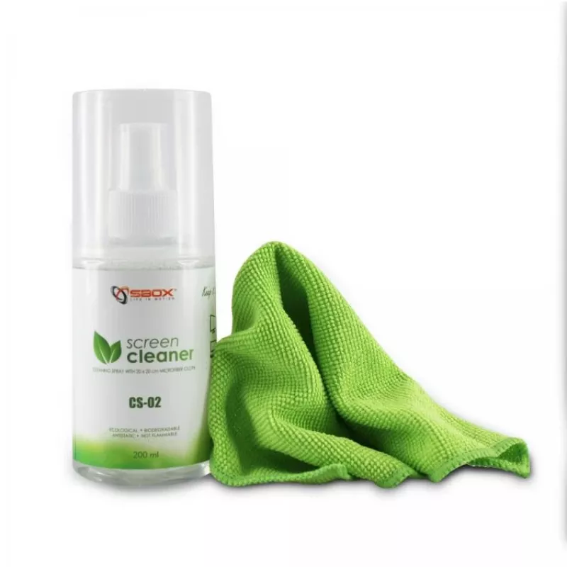 Sbox CS-02 ekrano valiklis 200 ml