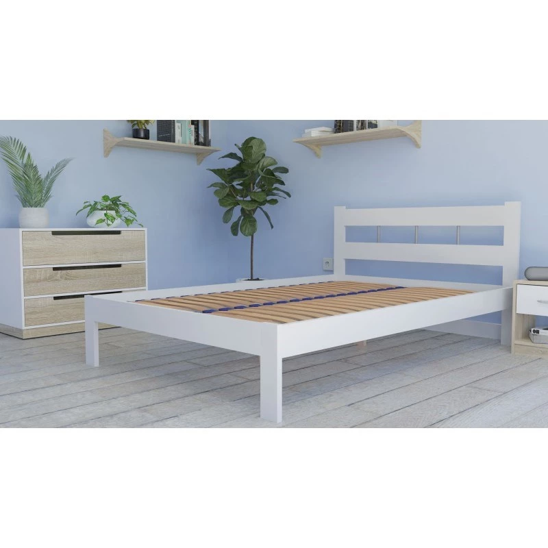 Elastinis lovos rėmo intarpas top e shop STELAZ 140, skirtas 140×200 čiužiniui, medinis, 1400×2000 mm