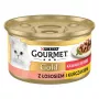 Drėgnas kačių ėdalas Purina Nestlé GOURMET Gold Adult 85 g — vištiena ir lašiša, baltymai 7%, drėgmė 82%