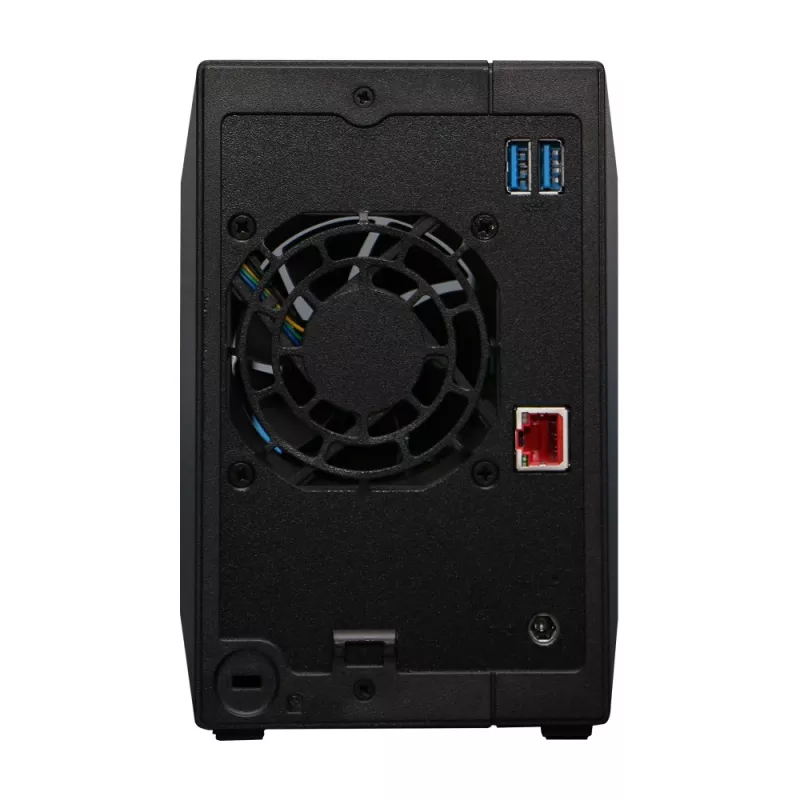 Asustor DRIVESTOR 2 Pro Gen2 AS3302T v2 NAS Realtek RTD1619B 2 GB DDR4 ADM juoda