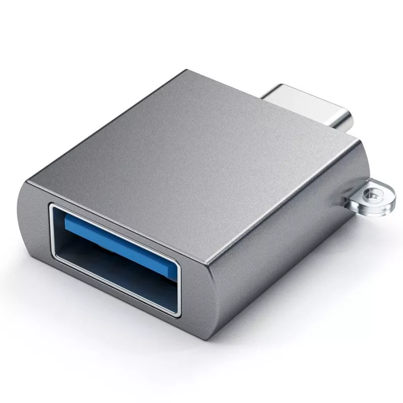 Satechi USB-C adapteris į USB 3.0 Space Gray – kilnus dizainas ir aukšta kokybė – kompaktiškas dizainas – – – (179979)