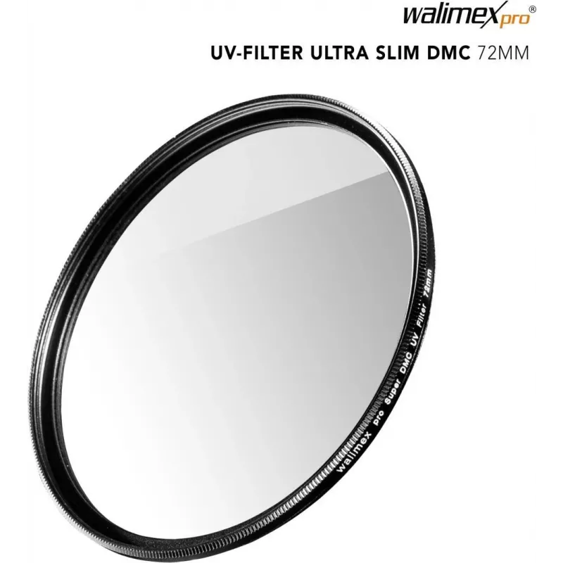 UV filtras walimex pro plonas Super DMC 72mm — plonas UV apsauginis filtras 72 mm