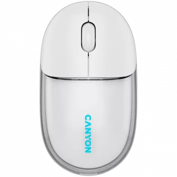 CANYON pelė OnClick 24 BT/ Wireless Transparent/White