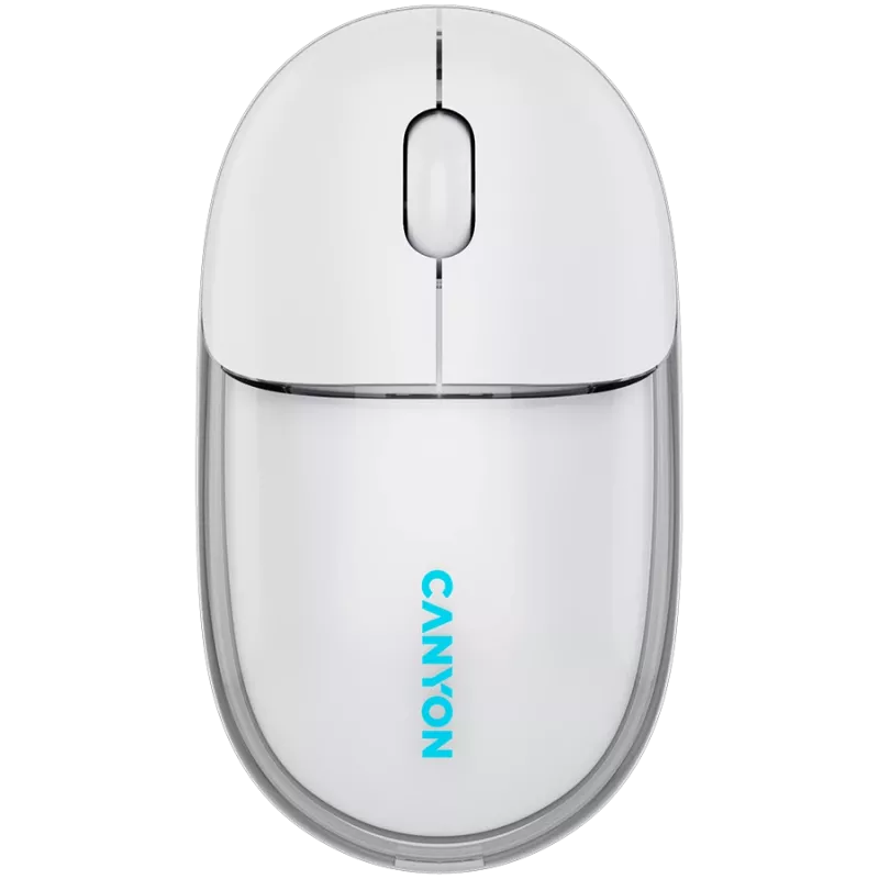 CANYON pelė OnClick 24 BT/ Wireless Transparent/White