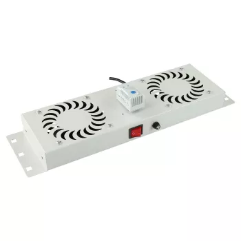 Stovo priedas Lanview RAF115WH 2 ventiliatoriai Balta Plienas