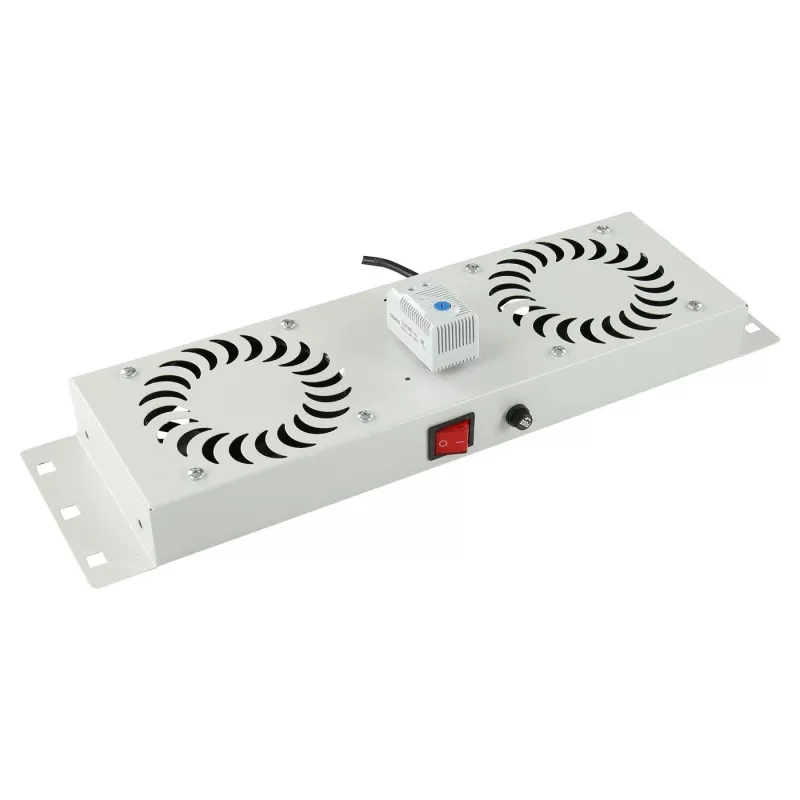 Stovo priedas Lanview RAF115WH 2 ventiliatoriai Balta Plienas