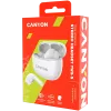 Canyon TWS-5 Bluetooth ausinės su mikrofonu, BT V5.3 JL 6983D4, dažnių diapazonas: 20Hz-20kHz, baterija: ausinėse 40mAh*2 + įkrovimo dėklas 500mAh, Type-C