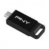 PNY Elite, 64 GB, USB Type-C, 3.2 Gen 1 (3.1 Gen 1), 120 MB/s, Dia, Juoda