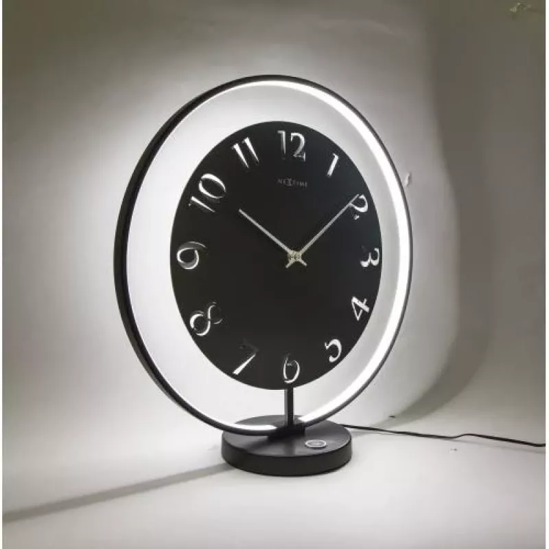 NeXtime klok 5188zw Ting, 41x40 cm, Juoda