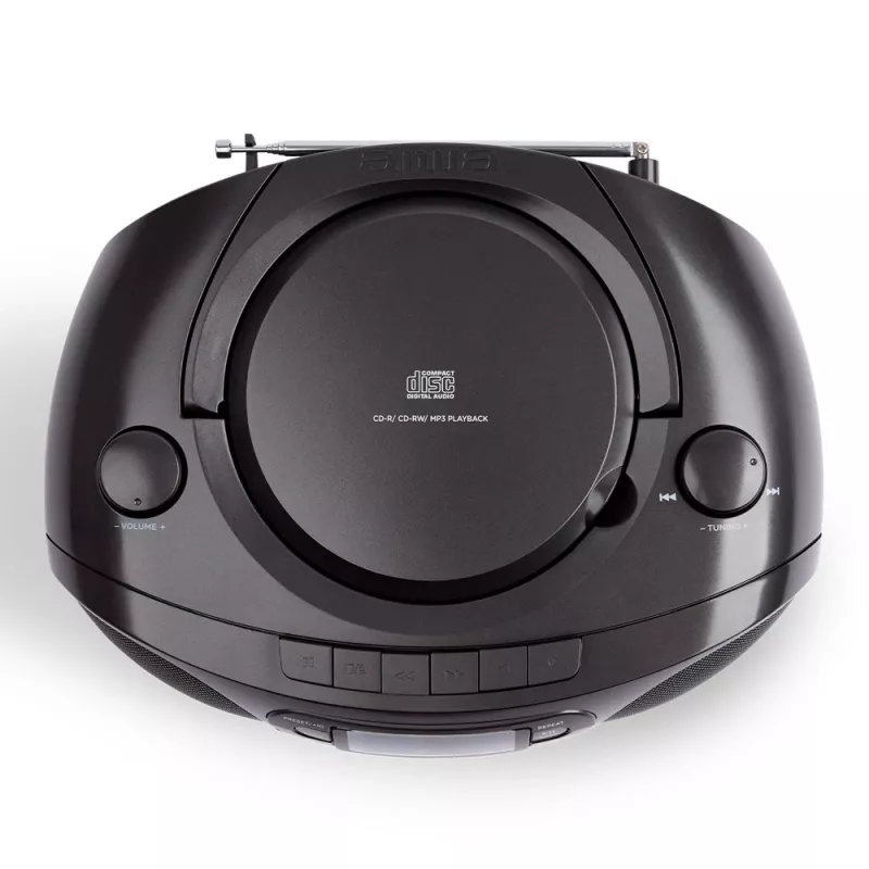 Nešiojama stereo sistema Aiwa BBTC-550BK skaitmeninė 6 W FM PLL juoda