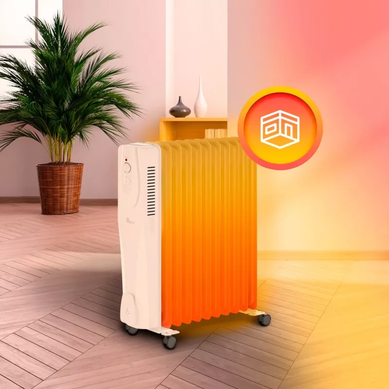 Extralink alyvinis radiatorius NY-25W1 2500W, 11 briaunų
