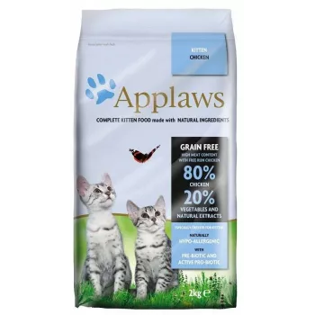 Sausas kačių ėdalas Applaws Kitten Chicken 2 kg — jaunikliams, baltymų 38%, riebalų 17%