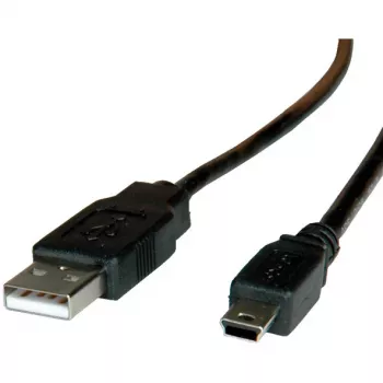 ROLINE USB 2.0 kabelis, A tipo - 5 kontaktų Mini 1,8m (11.02.8719)