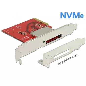 DeLOCK PCI Express > 1x išorinis CFexpress lizdas - atminties kortelių skaitytuvas (CF) - PCI Express x4 3.0 (91748)
