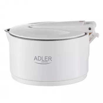 Adler Silikoninis Kelioninis Virdulys | AD 1377 | Kelioninis Virdulys | 600 W | 0,6 L | Silikonas | Baltas