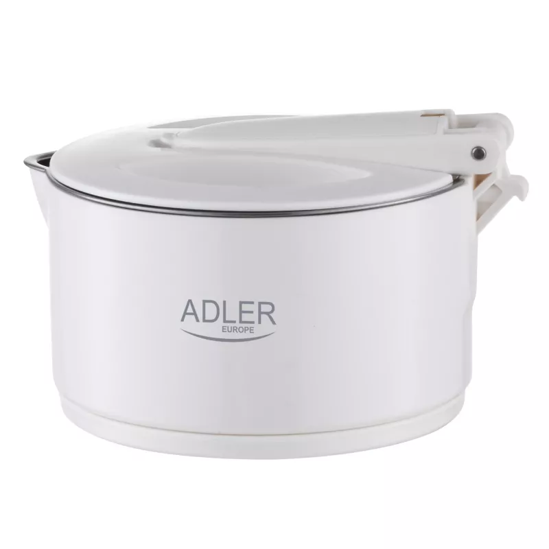 Adler Silikoninis Kelioninis Virdulys | AD 1377 | Kelioninis Virdulys | 600 W | 0,6 L | Silikonas | Baltas