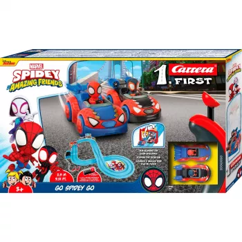 CARRERA Track Set 1First Spidey Go! lizdinis automobilių takelis 2,9 m ilgio