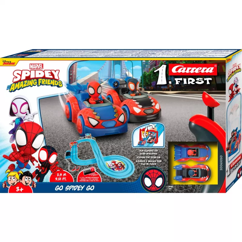 CARRERA Track Set 1First Spidey Go! lizdinis automobilių takelis 2,9 m ilgio