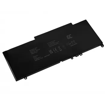 Baterija Green Cell DE102V3, skirta DELL Latitude E5250 E5450 E5550, 7.6V 6200mAh LiPo, juoda