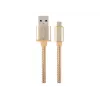 USB 2.0 laidas GEMBIRD CCB-mUSB2B-AMBM-6 — USB A į Micro-USB B, 1,8 m, auksinis