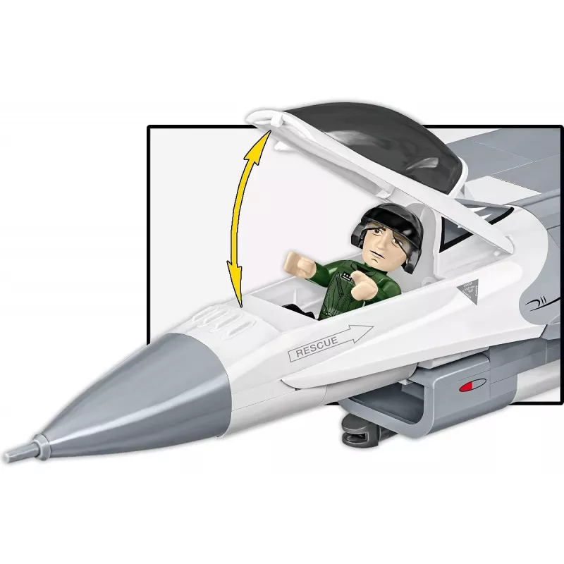 Konstruktorius Cobi F-16C Fighting Falcon — 463 dalys, mastelio modelio surinkimo rinkinys