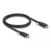 USB laidas DeLOCK 83720 USB 3.2 Gen 2 1m USB C juodas