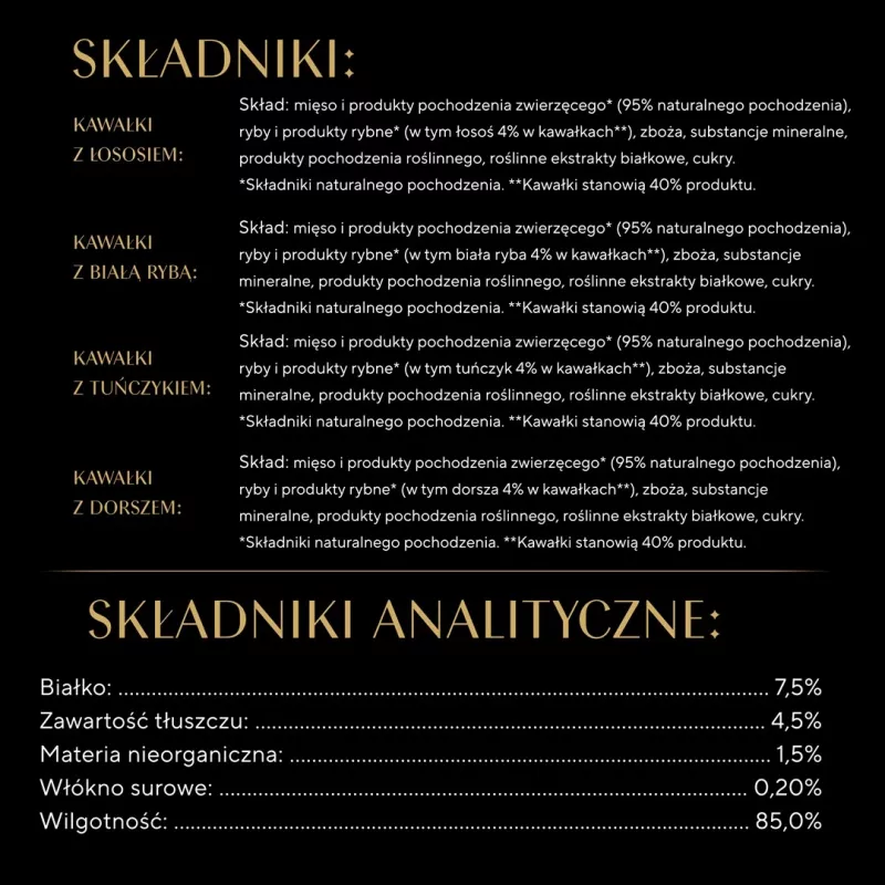 SHEBA Sauce Collection Fish flavors collection - šlapias kačių maistas - 40x85 g