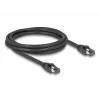 DeLOCK RJ45 tinklo kabelis Cat.8.1 S/FTP 2m 40Gbps juodas