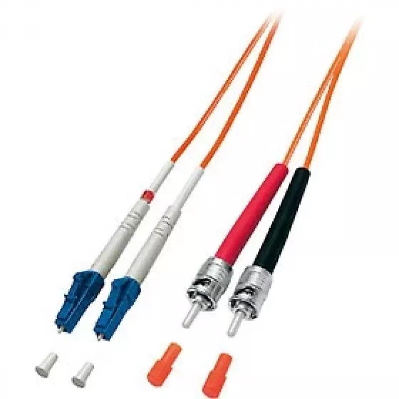 Equip LC/ST 50/125μm 5.0m InfiniBand/fibre optic kabelis 5 m Orange