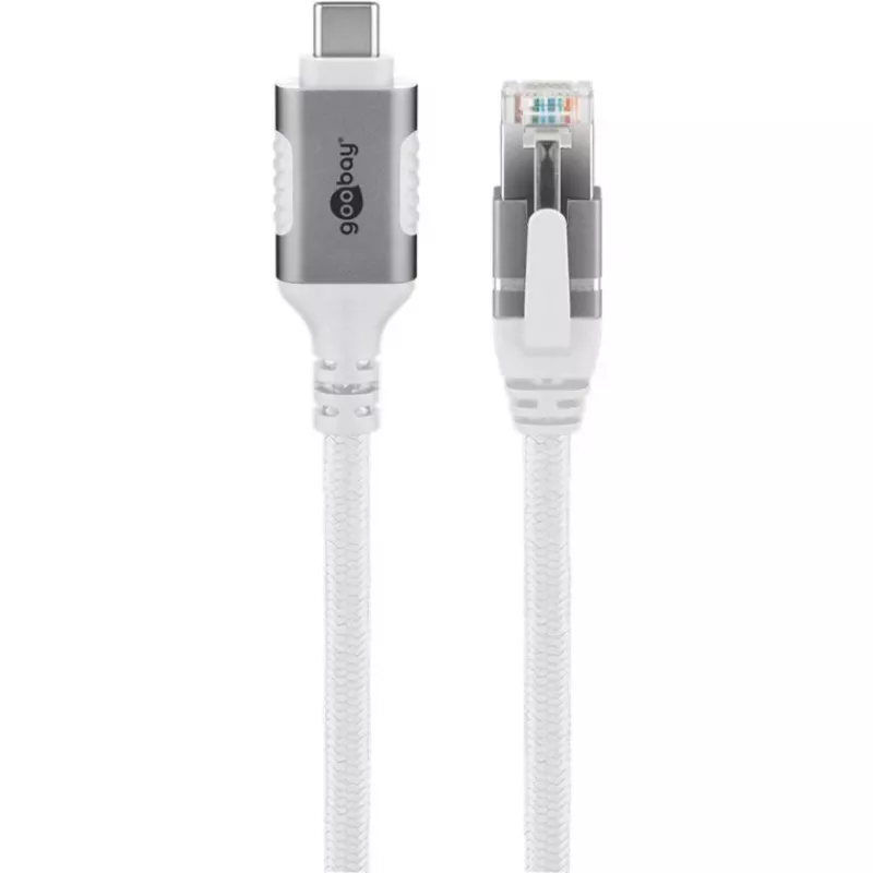 Goobay 74176 - Tinklo adapterio kabelis USB 3.1 Type C Gigabit Ethernet 2 m - Tinklo plokštė - 1 000 Mbps (74176)