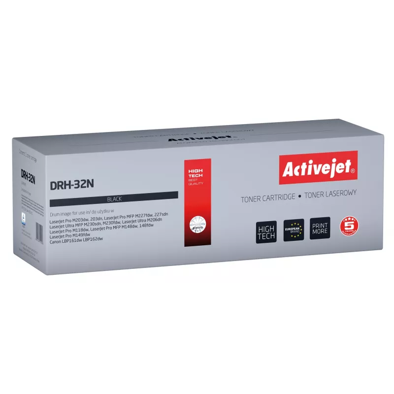 Activejet DRH-32N būgnas (pakaitalas HP 32A CF232A; Supreme; 23000 puslapių; juodas)