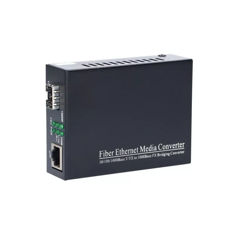 MikroTik Sedir medijos keitiklis 1x SFP 1x RJ45 1000Mb/s, maks. 1000 Mb/s, metalinis korpusas, 100–240 V AC