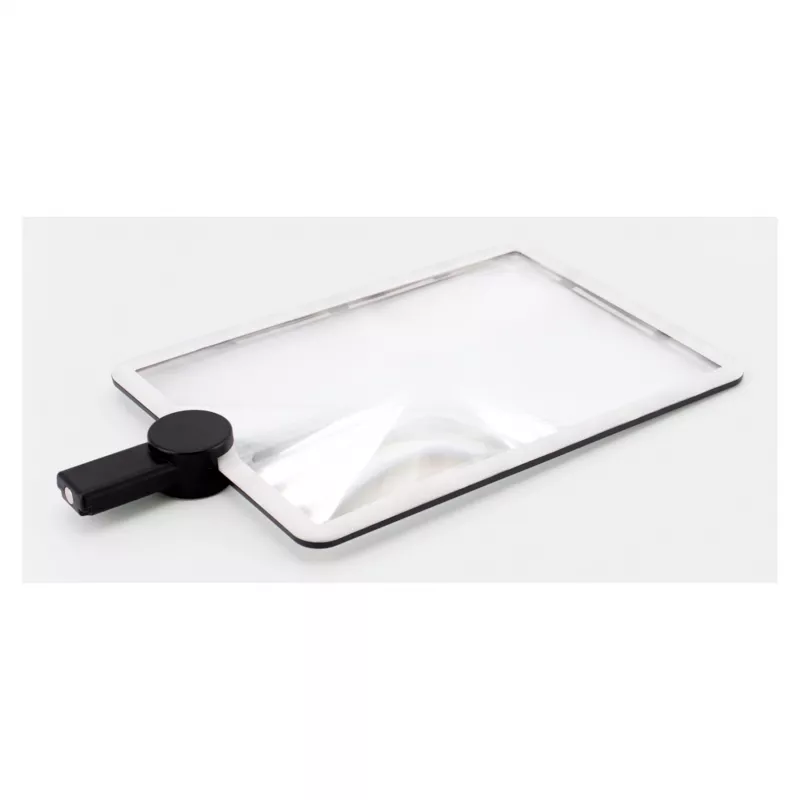 Rankinis LED didintuvas RealPower HL-1, 5× padidinimas, maitinamas baterijomis (5 V, 1 A)