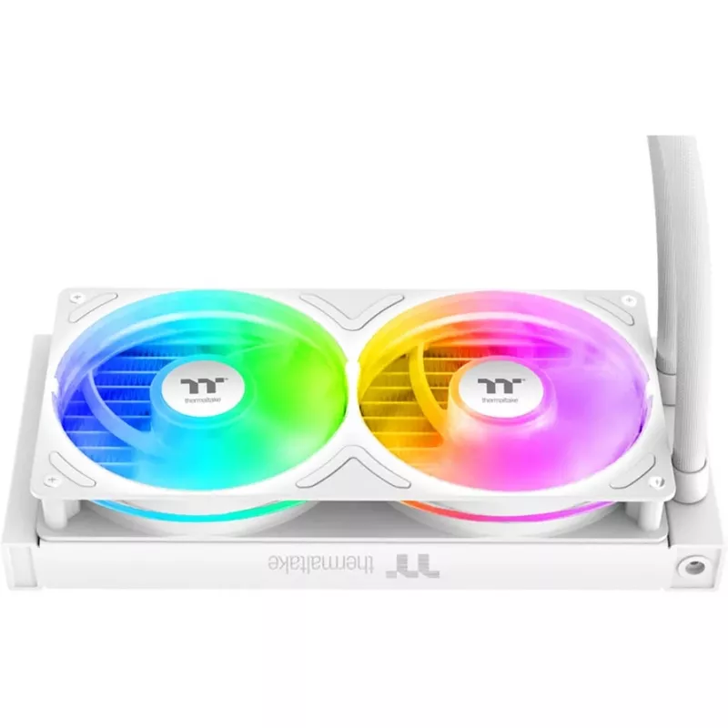 „Viskas viename“ procesoriaus skysčio aušintuvas THERMALTAKE TH240-S V3 ARGB Sync Snow Edition, 240 mm radiatorius