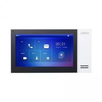 Dahua Technology VTH2421FW vaizdo domofono sistema 17,8 cm (7 colių) juoda, balta