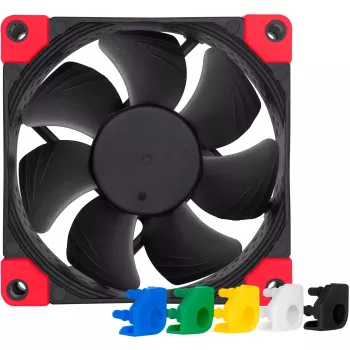 Kompiuterio korpuso ventiliatorius Noctua NF-A8 PWM CH.BK.S 80 mm, 4 kontaktų PWM, 450–2200 RPM, 17,7 dB