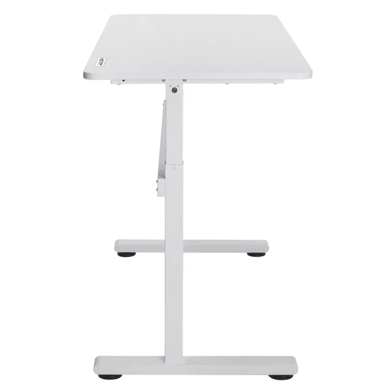 Rankinio aukščio reguliavimo stalas Ergo Office, maks. 40 kg, maks. aukštis 117 cm, su stalviršiu darbui stovint ir sėdint, ER-401 W