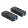 USB 3.0 adapteris Type-A moteriška į Type-A moterišką kryžminis DeLOCK 66641