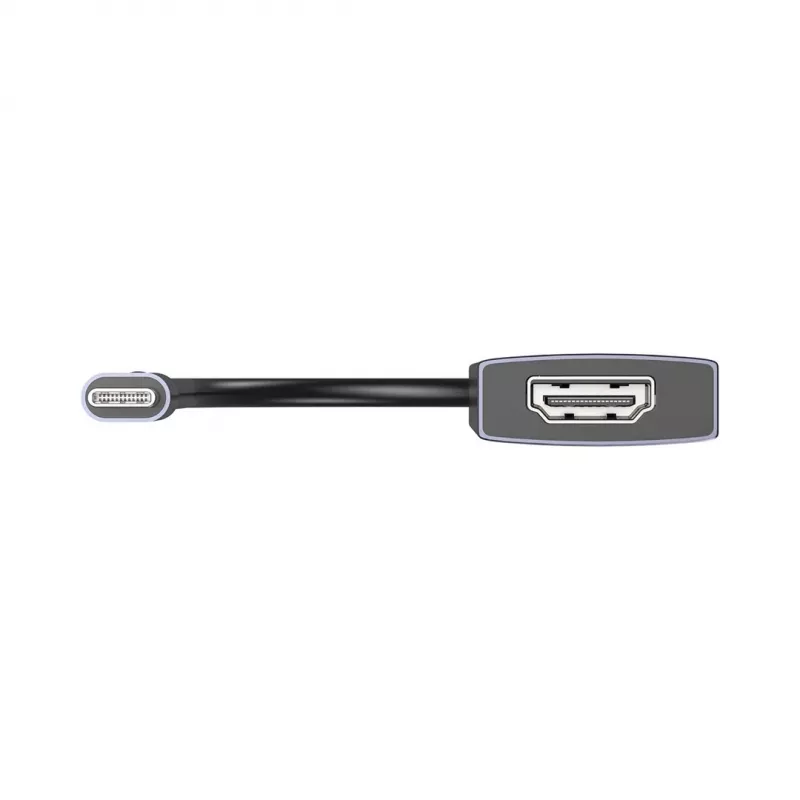 USB-C šakotuvas Unitek H1124AGY01 su 100W PD, HDMI 2.0, 2x USB‑A, 2x USB‑C, SD/microSD skaitytuvu — aliuminis