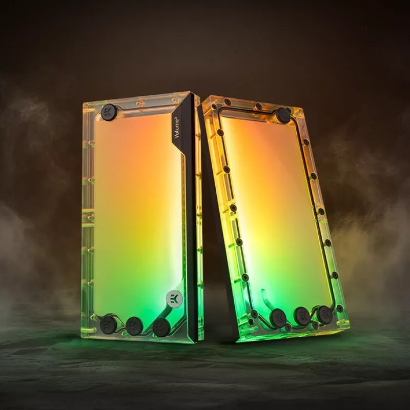 EK Water Blocks EK-Quantum Volume3 FLT - 240mm D-RGB akrilinis (3831109880777)