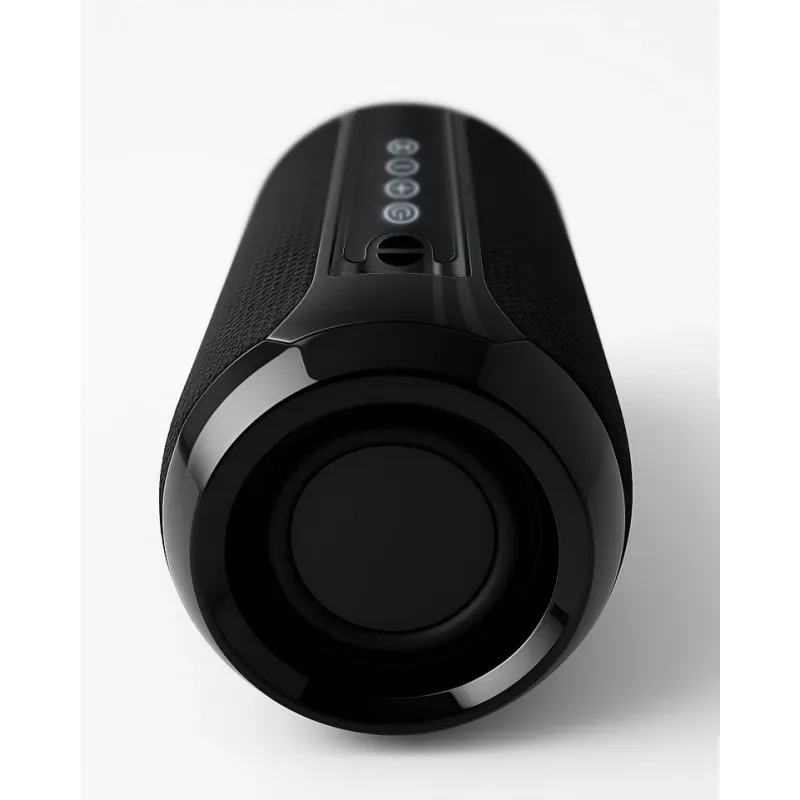 Nešiojamas „Bluetooth“ stereofoninis garsiakalbis SQUEAK SQ1008 — 14 W RMS, „Bluetooth 5.3“, 1200 mAh, IPX4, FM, LED, AUX, USB