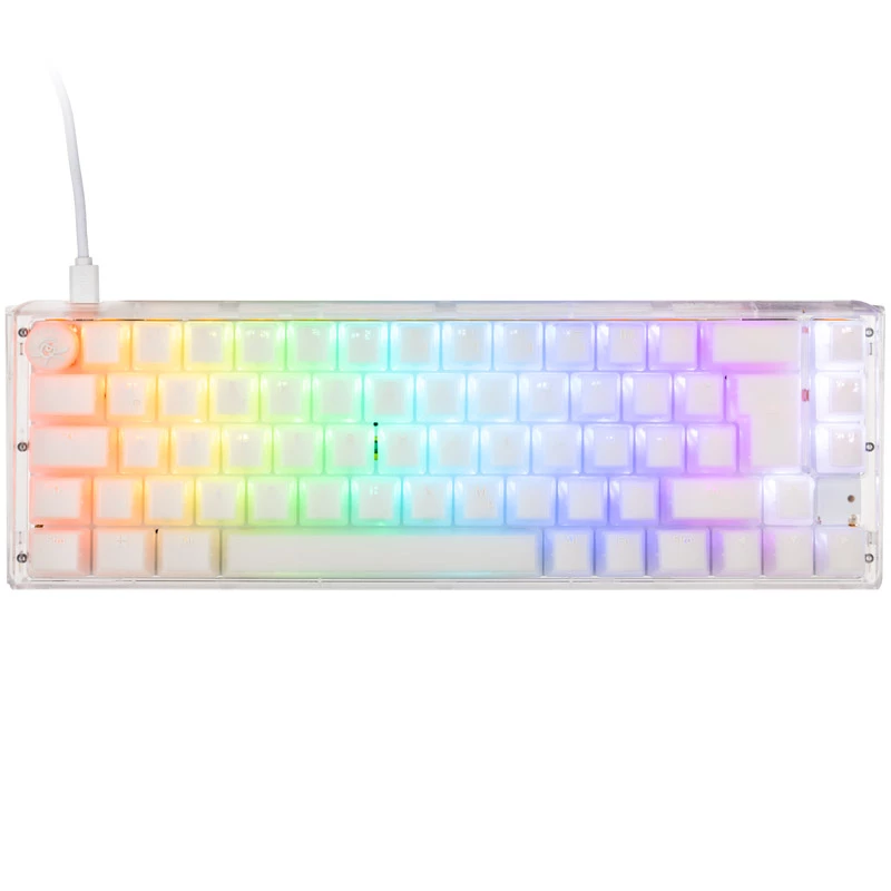 Ducky One 3 SF klaviatūra, žaidimams, USB, balta