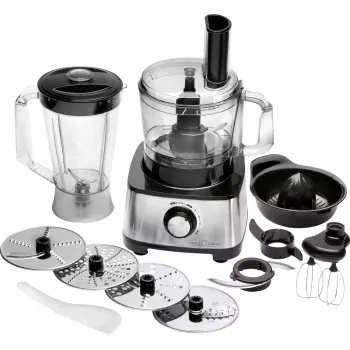 ProfiCook PC-KM 1063 virtuvės kombainas 1200 W 1,75 l juodas, nerūdijantis plienas