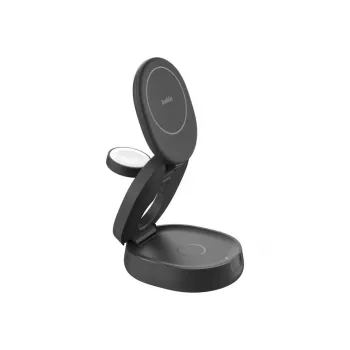 3-in-1 Charger Belkin WIZ034kqBK Qi2 Sulankstomas Magnetinis — belaidis įkroviklis iPhone, Apple Watch, AirPods