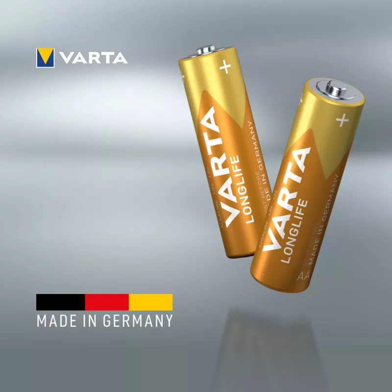 Varta Longlife Extra - Baterija 4 x AA-Tipo šarminė (04106101414)