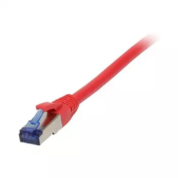 Sujungimo kabelis RJ45 - CAT6A 500Mhz - 0,15m - raudonas - S-STP(S/FTP) - TPE/LSZH(Superflex) - AWG26 - Synergy