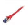 Sujungimo kabelis RJ45 - CAT6A 500Mhz - 0,15m - raudonas - S-STP(S/FTP) - TPE/LSZH(Superflex) - AWG26 - Synergy