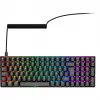 Sharkoon Skiller SGK50 S2 juoda DE išdėstymas Gateron Yellow klaviatūra