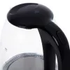 Mesko | Virdulys | MS 1302b | Elektrinis | 2200 W | 1,7 L | Stiklas | 360° besisukantis pagrindas | Juodas